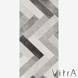Vitra - Vitra 40x80 Ice And Smoke Mix Geometrik Dekor R9 Rektifiye - K937124R0001VTE0